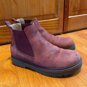 Birkenstock Stalon Boot burgundy red Women’s Size 7 / 7.5 38
